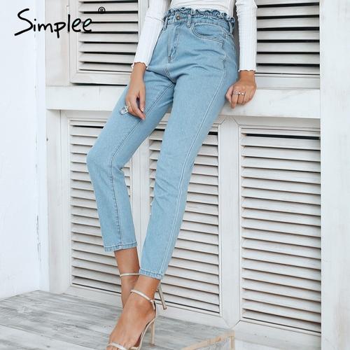 Jual New Simplee Pleated push up jeans 