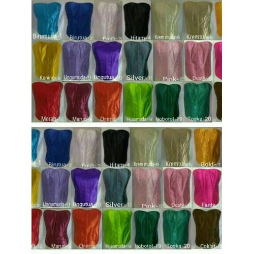 Foto Produk Bustier Kamisol Satin Longtorso Kemben Korset Dalaman Kebaya dari Kebaya Nusantara