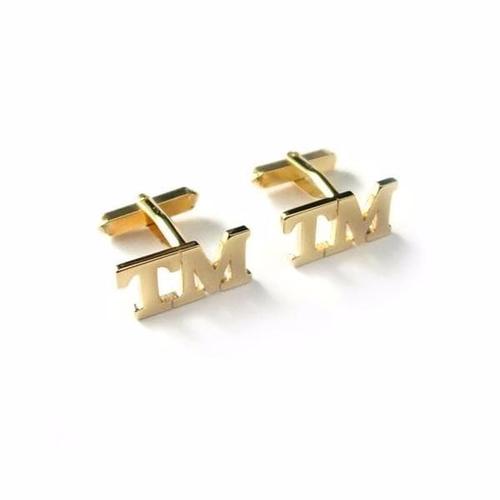 Gambar Cufflinks Manset Kancing Kemeja French Cuff 3D INITIAL CUSTOM CUFFLINK - silver dari House of Cuff Jakarta Barat Tokopedia