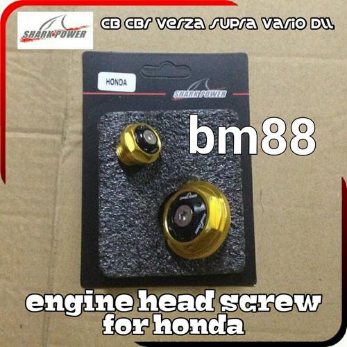 Foto Produk Engine Head Screw For Honda - CB CBR VERZA SUPRA VARIO - Tutup Magnet dari BarokahMotor88
