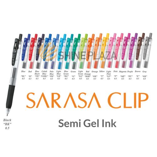 Foto Produk Ballpoint Gel Sarasa 0.5mm - Zebra - Black dari Shine Plaza