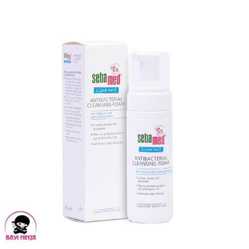 Gambar SEBAMED Clear Face Antibacterial Cleansing Foam untuk Jerawat 150 ml dari BAYININJA Tokopedia