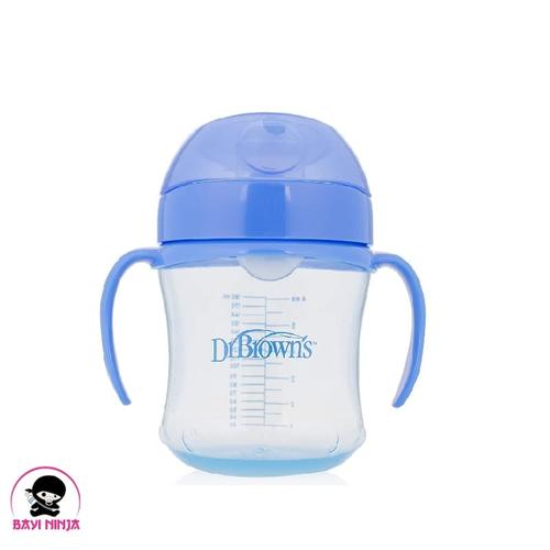 Foto Produk DR BROWNS Straw Soft Spout Transition Cup Botol Minum 180 ml -DB008 dari BAYININJA