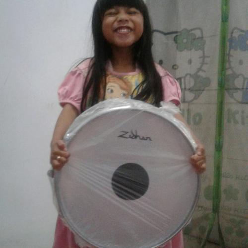 Foto Produk snare drum 14 inc suporter - Putih dari khanza toko