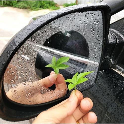 Foto Produk Stiker Film Air Anti Embun Hujan Kabut Spion Mobil Bulat Fog 95mm 2pcs dari lbagstore