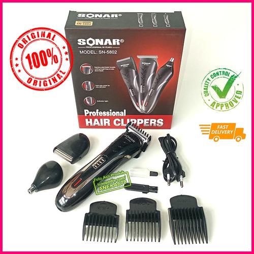 Foto Produk SONAR SN 5802 CUKURAN JENGGOT KUMIS BULU HIDUNG ALAT CUKUR RAMBUT BABY dari ANEKA 678