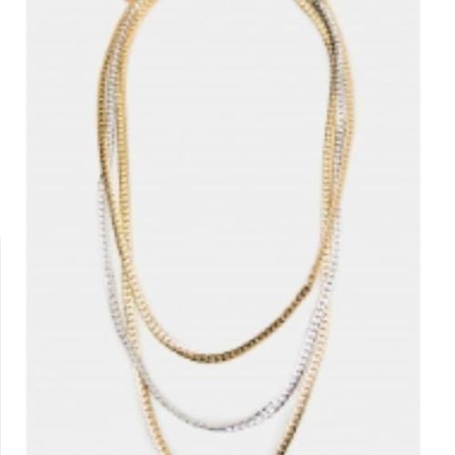 Jual Chain Gold Silver Necklace 