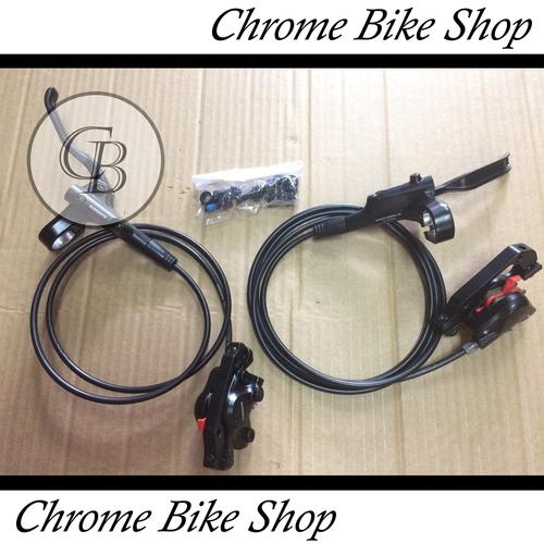 Foto Produk Brake Set Rem Hidrolik Rem Hidraulic Sepeda Shimano Altus MT200 dari Chrome Bike Shop