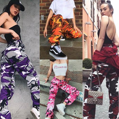 Jual New Fashion Womens Camo Cargo 