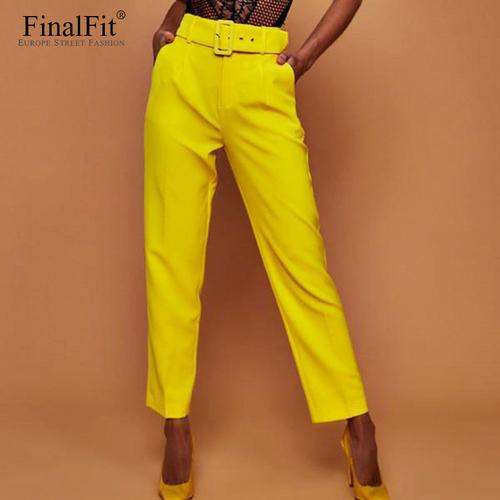 Jual New Casual Pants High Waist Autumn 
