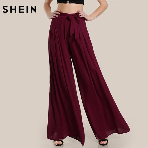 Jual New SHEIN Self Tie Fold Pleated 