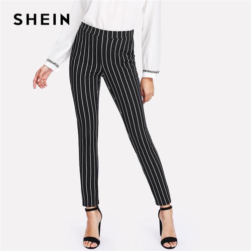 Jual New SHEIN Vertical Striped Skinny 