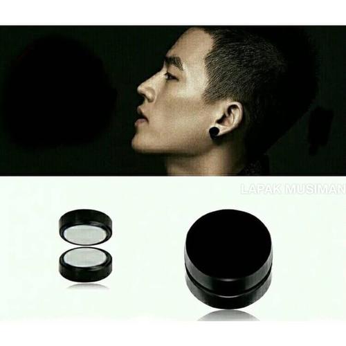Foto Produk ANTING PRIA TITANIUM HITAM MODEL MAGNET - GARANSI ORIGINAL dari Lapak Musiman