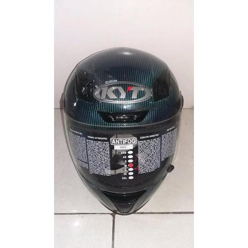 Promo helm kyt kr1 carbon blue Murah 