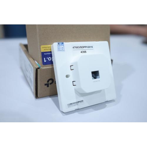 Gambar Access Point Inwall TP-Link 300Mbps EAP 115 dari NUSAWARE undefined Tokopedia