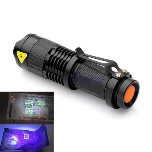 Foto Produk Senter LED UV 395nm Ultraviolet Q5 LED dari zona-murah