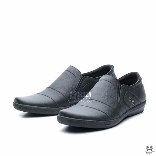 Foto Produk Sepatu Pantofel Pria Semi Formal kulit asli Warna Hitam Fordza CBR107 - Hitam, 40 dari FORDZA Shop