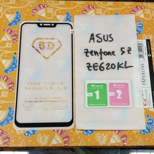 Foto Produk Tempered glass full asus zenfone 5z 5 Z ZE620KL ZS620KL gorila full dari original aksesoris murah