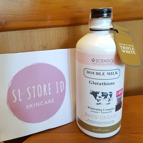 Gambar Scentio Double Milk Triple White Bath Cream dari SL Store ID Kota Tangerang Tokopedia
