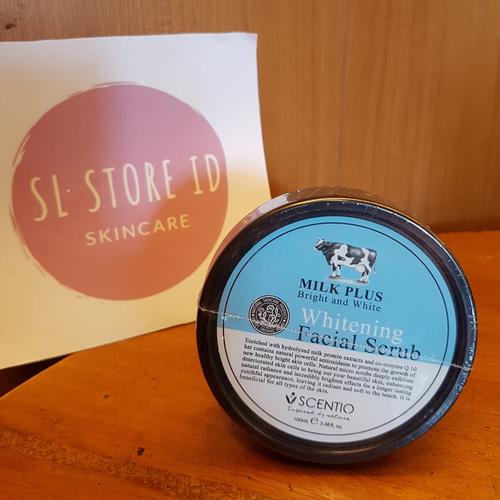 Gambar Scentio Milk Plus Whitening Q10 Facial Scrub dari SL Store ID Kota Tangerang Tokopedia