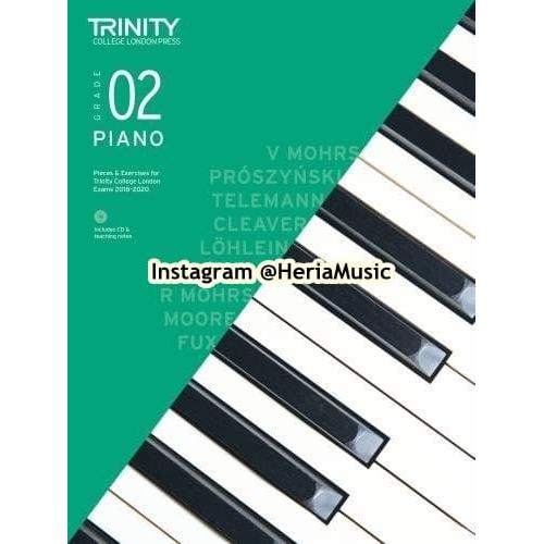 Foto Produk TRINITY Piano Grade 2 book and CD 2018-2020 dari HERIA MUSIC