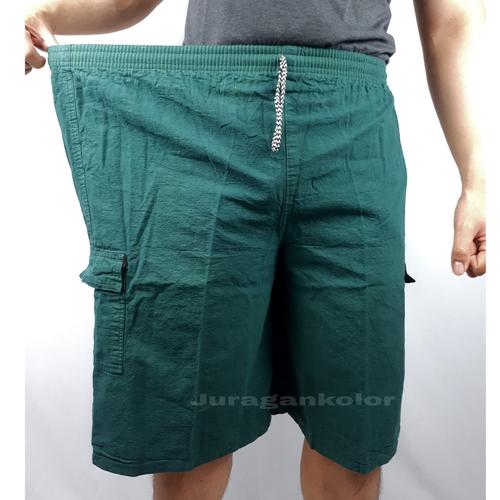Foto Produk Celana Pendek Cargo Kanvas BIG SIZE JUMBO Polos -CK.JMB dari JuraganKolor