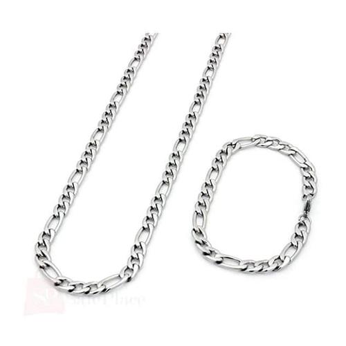 Jual Set Kalung Gelang Pria Titanium 