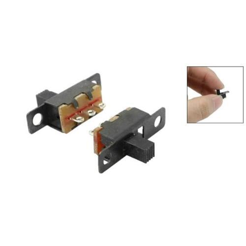 Jual Mini Size Black SPDT Slide Switch On-Off 3-Pin PCB Mount for DIY ...