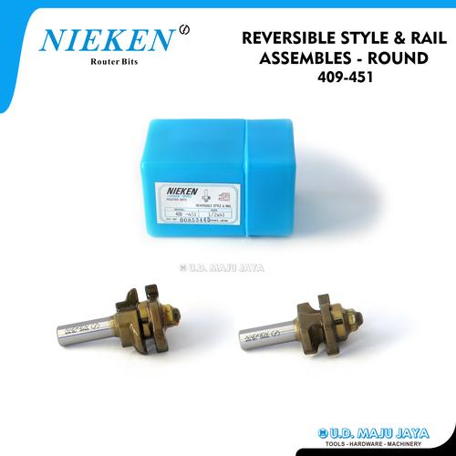 Jual NIEKEN Router Bits 409-451 (Mata Profil Reversible Style Rail ...