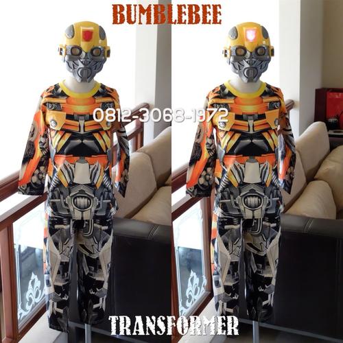 Foto Produk Baju Kostum Anak Karakter Superhero TRANSFORMER BUMBLEBEE 5-8 Tahun - Size 10 dari Bebagus
