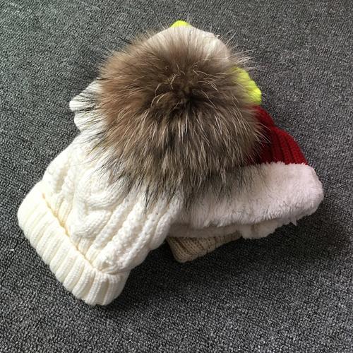 Jual New 2018 Winter Hat Women real Fur 
