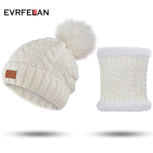 Women Winter Hat Scarf Fashion 