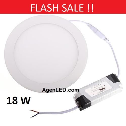 Gambar Lampu Downlight LED Panel 18W Putih 18 W Watt 18Watt Tipis Bulat Inbow dari AgenLED undefined Tokopedia