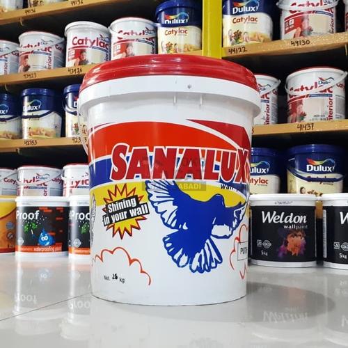 Jual Cat Tembok Ekonomis Sanalux 25 Kg Warna Putih Kota Surakarta Warna Abadi Solo 
