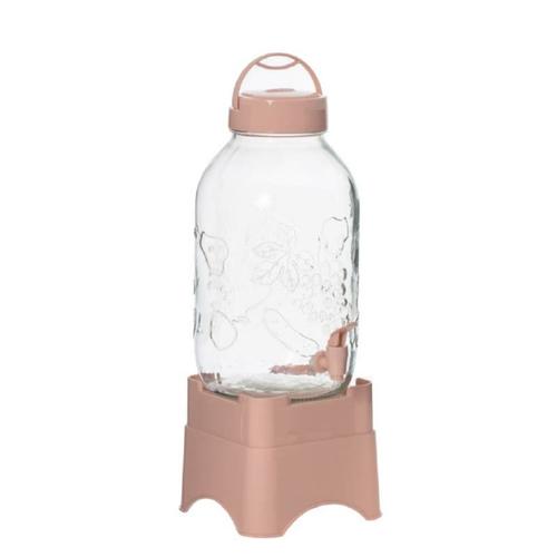 Foto Produk Dispenser air kaca tebal 3ltr pink soft gojek only dari Iceuro19