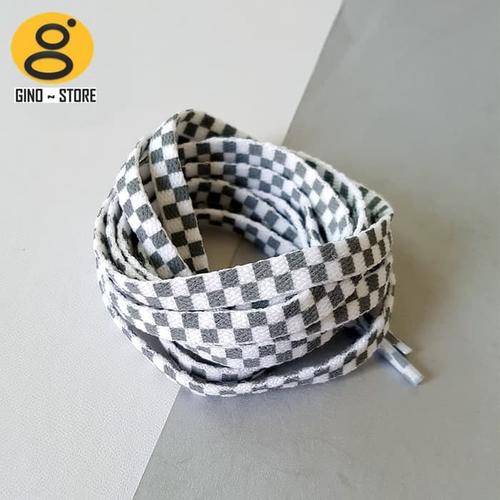 checkered shoe strings