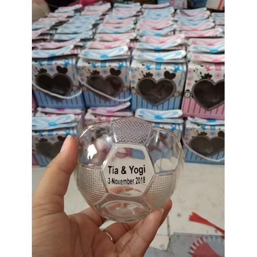 Foto Produk Suvenir mangkok bola/kak dea & ryan dari purmata souvenir