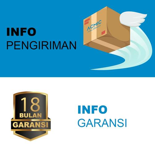 Gambar INFO PENGIRIMAN DAN GARANSI dari ACMIC Official Store Jakarta Barat Tokopedia