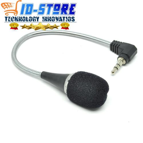 Foto Produk Mikrofon Mini Flexible 16cm - Hitam mik Laptop Pc dan smartphone dari ID Techno Digital