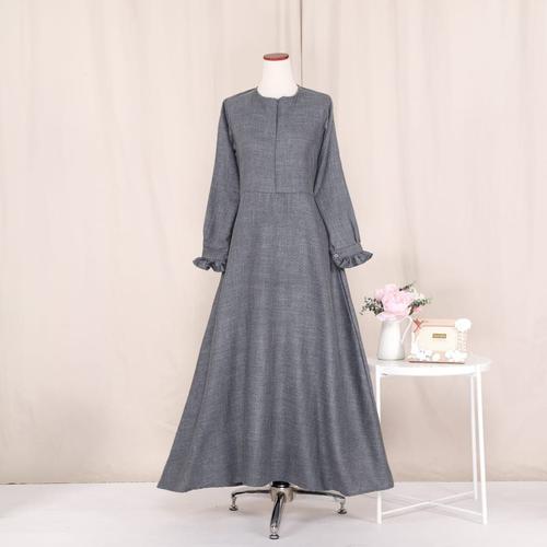 Jual GAMIS Bahan linen Burberry - Abu-abu - Kota Tangerang Selatan - Janeeta Moeslem Wear | Tokopedia