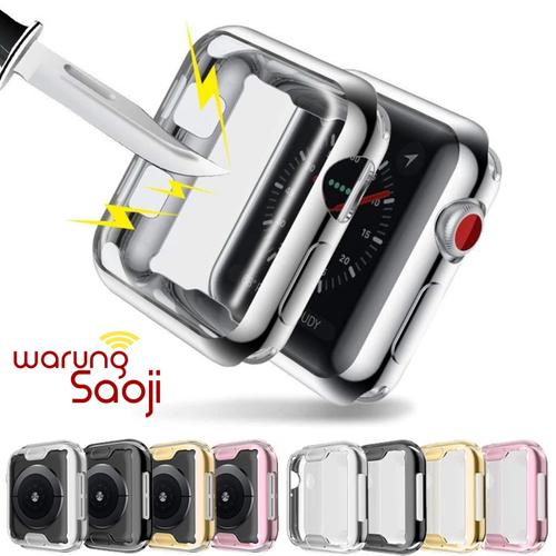 Foto Produk Softcase Screen protection Apple Watch case series 4 5 40 44 mm dari Warung Saoji