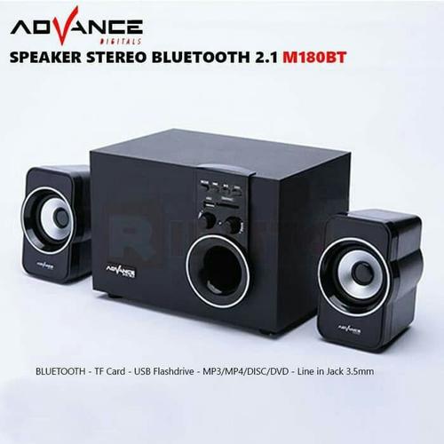 Foto Produk speaker advance aktif M180BT bluetooth subwoofer bass dari Raja PC