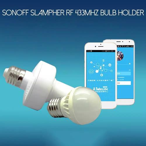 Foto Produk 🔴📶Sonoff Slampher RF433 Wi-Fi Smart Bulb Holder E27 dari innovtronic