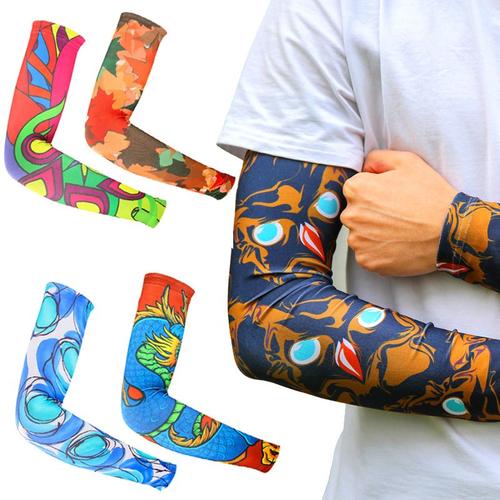 Foto Produk 1 Pair Bernapas Cepat Kering Perlindungan UV 5 Warna Lengan Lengan Pan dari Wellnes Shop