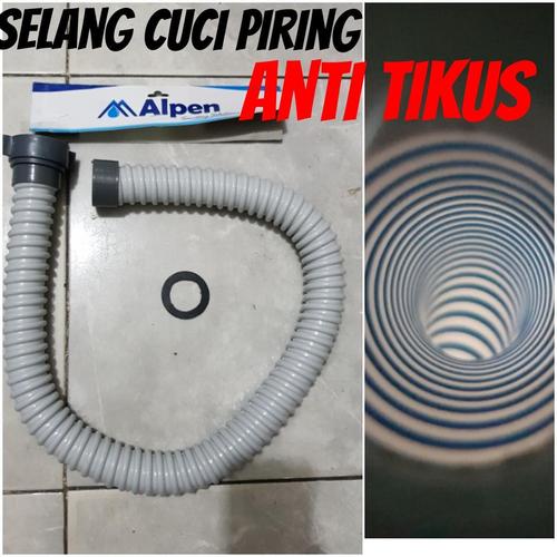 Foto Produk selang cuci piring tebal 90cm alpen ANTI TIKUS dari Cahaya Berkat90
