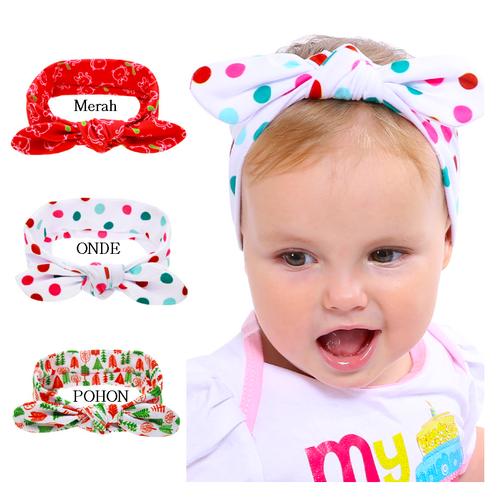 Foto Produk Headband Bayi / Headband Anak / Bando Bayi Lucu - Merah dari M&K ( Mom & Kids)