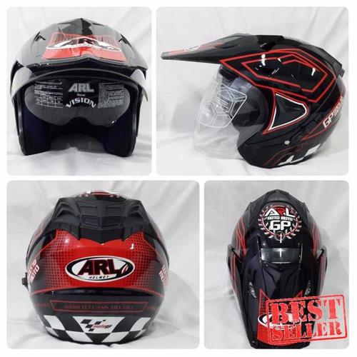 Jual Helm ARL Semi Cross Half Face 