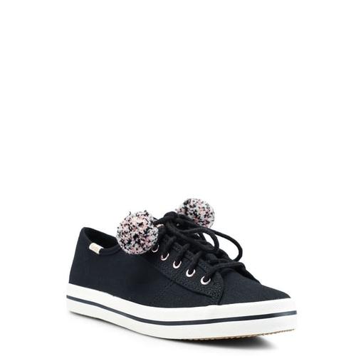 black ked sneakers