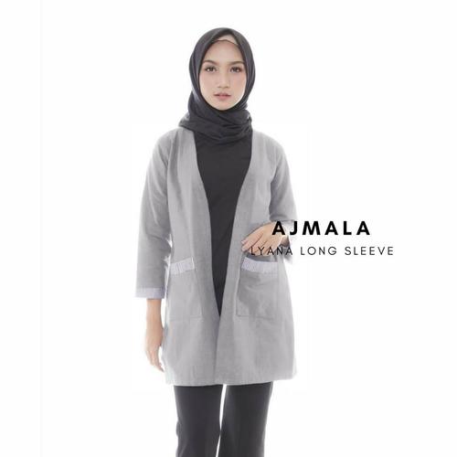 Gambar Long Cardigan stripe kardigan lengan panjang blazer bolero panjang dari BUNGKUSAN LUCU Kab. Jepara Tokopedia