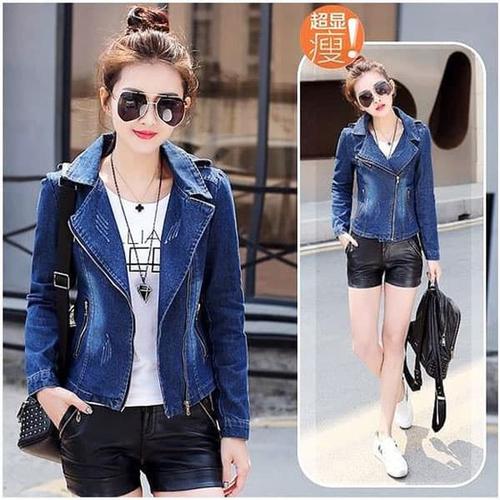Jual JES-PS2115 jaket blazer denim 